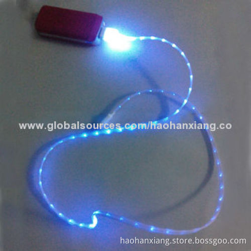 2014 Fashion LED Lightning Cable for iPhone 5